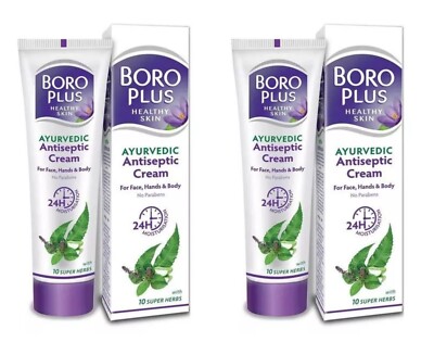 Pack of 2 Emami BoroPlus Antiseptic Multipurpose Skin Care Ayurvedic Cream 19 ml