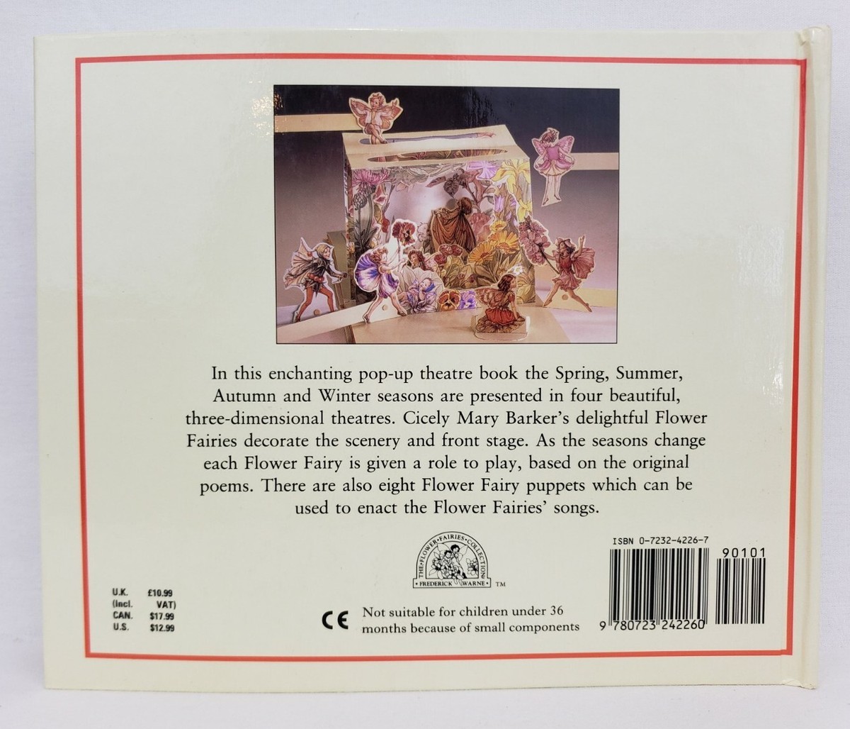 Flower Fairies Pop-Up Theatre Book Cicely Mary Barker 1995