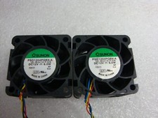 Lot of 2 Sunon PSD1204PQBX-A 40mm Fan 4-Pin 14700RPM 21.6CFM DC 12V 6.0W