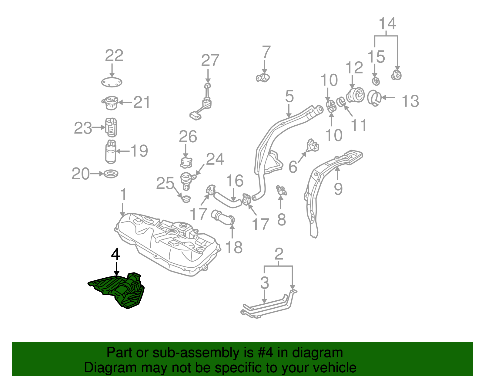 Genuine Toyota 0308 Corolla & Matrix Gas Tank Heat Shield/Protector 7764102030 eBay