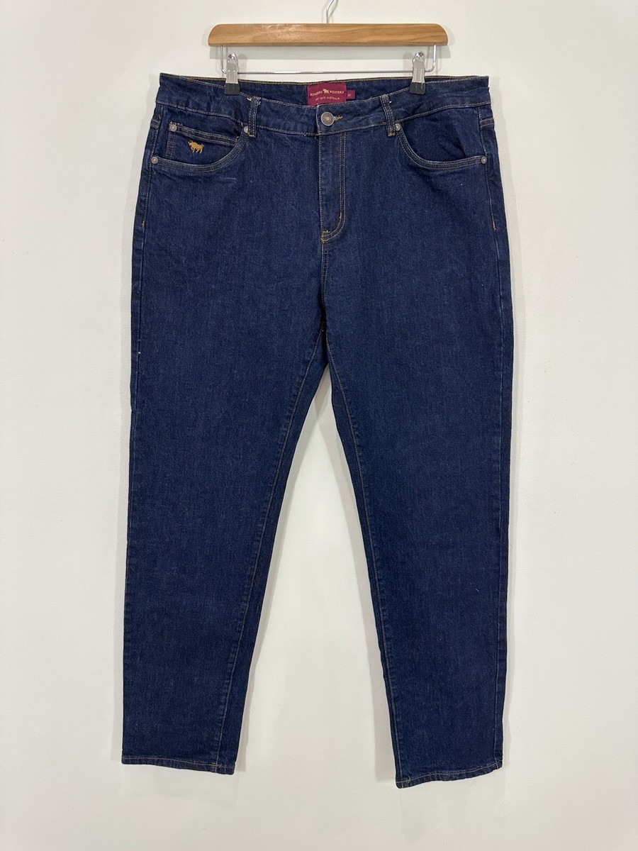 Ringers Western Jeans Men 40 (Actual Blue Denim Tapered