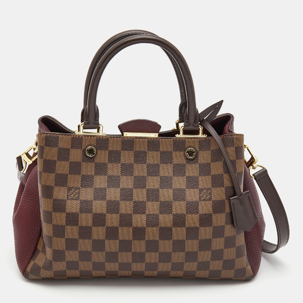 Louis Vuitton Brittany Damier Ebene Bordeaux Bag 2