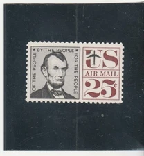 Scott # C 59  US Air Mail  Abraham Lincoln  M/NH  O/G 
