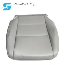 Passenger Bottom Leather Seat Cover Gray For 2008 - 2012 Honda Accord Sedan