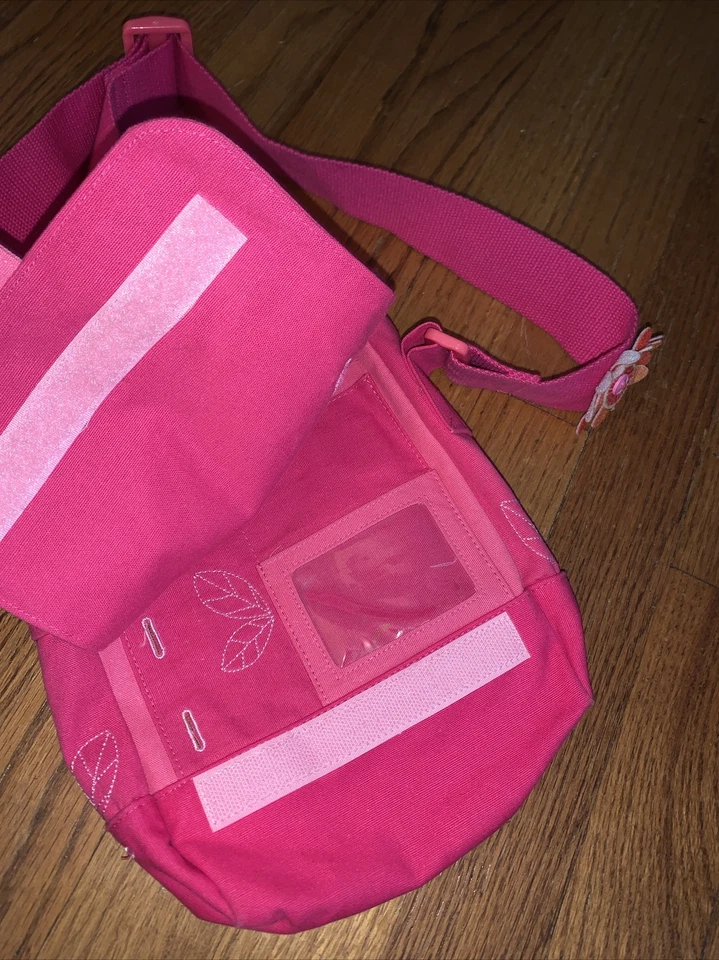 Rosa Floral MUÑECA AMERICANA NIÑA Bandolera Niñas Cartera Bolso de Mano ORIGINAL❤️tb46 Foto 4 de 4