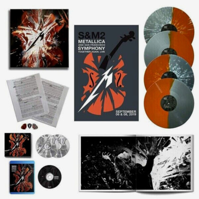 METALLICA - S & M 2  LTD. DELUXE BOX SET: 4LP,2CD,1 BLU-RAY 7 VINYL LP NEU & OVP