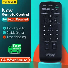 New RM-AMU009 Remote Control For Sony Audio System CMT-CX4iP CMT-MX500i