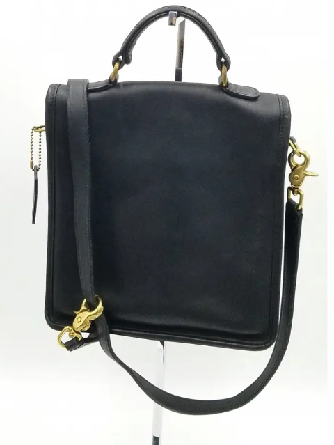 Coach Vintage Black J23-5130 Station Leather Crossbody With