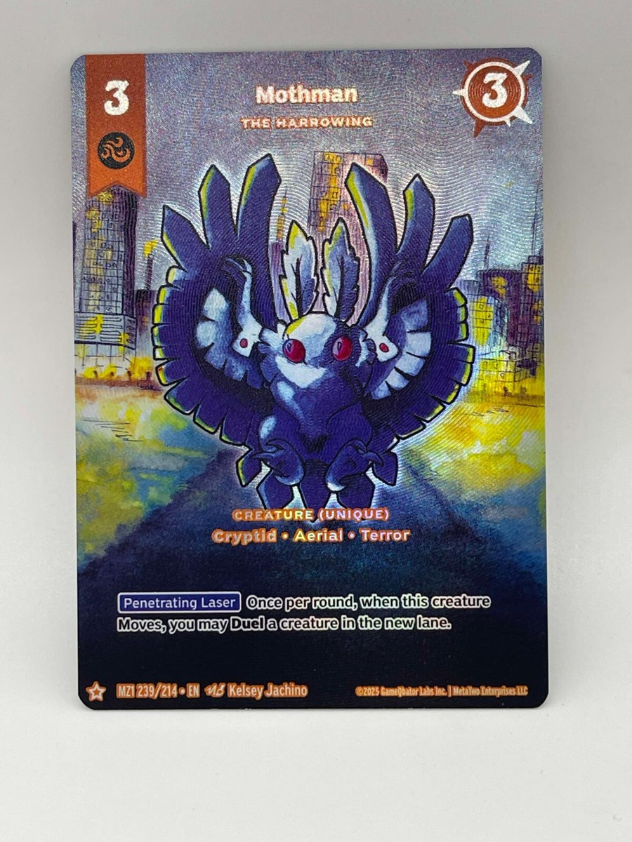 高騰中Zoo Mothmanモンスマン1st edition PSA10 Mothman The Harrowing Hidden Rare Metazoo 2025 Base Set MZ1