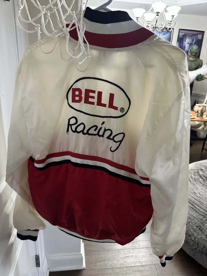 Vintage Bell Motorcycle Helmets Racing Jacket RARE USA 25 x 21 - Image 4 of 4