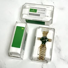 Rolex Hourglass Coffin Case Travel Box AD Service Gift Datejust Oyster Daydate