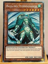 Raiza Der Sturmmonarch RA03-DE180 Platinum Secret Rare Deutsch NM YUGIOH