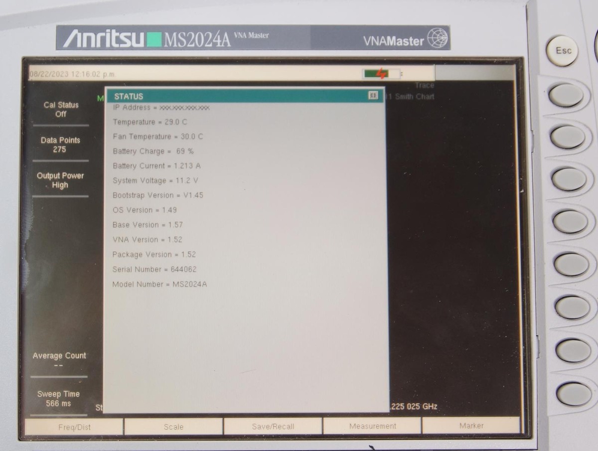 Anritsu MS2024A VNA Master 2MHz to 4GHz Vector Network Analyzer | eBay
