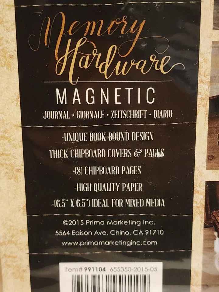 Álbum diario de aglomerado con cierre magnético Prima 8 páginas de aglomerado Foto 4 de 4