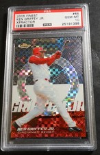 2005 KEN GRIFFEY JR. FINEST XFRACTOR #66 PSA 10 REDS HOF 211/250 POP 3 