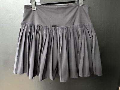 NWOT JoyLab Womens Pleated Tennis Skirt Black Onyx Athletic Activewear Sz M