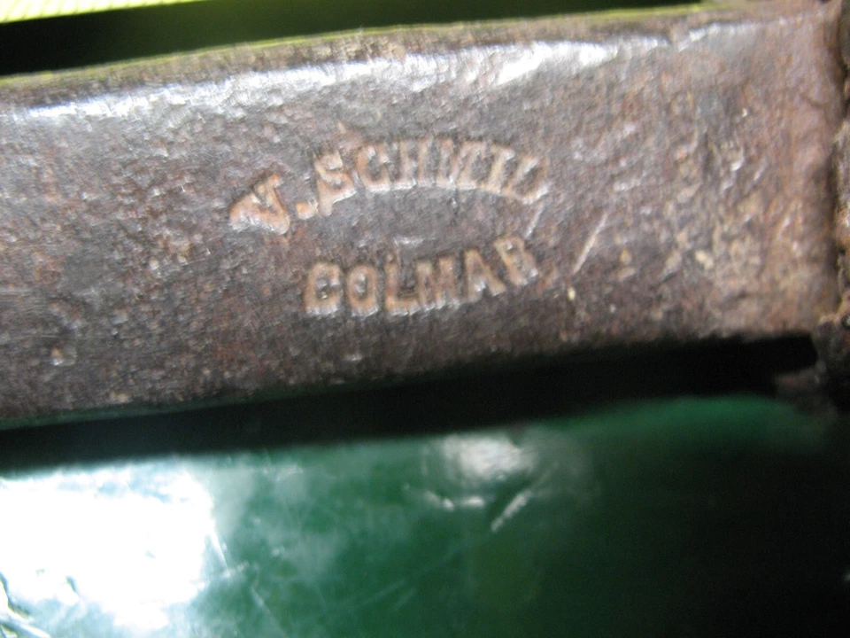 ANTIQUE V. SCHMID  COLMAR HAND FORGED STONE MASON CHISEL 8.5'' - Image 4 of 4