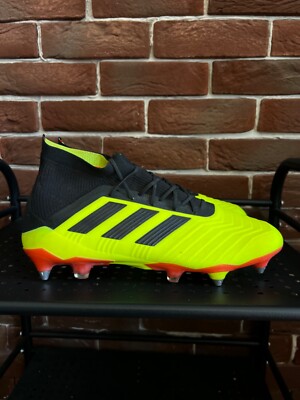 NIKEプレデター Adidas Mens Rare Predator 18.1 SG DB2048 Shoes Soccer 10US Yellow