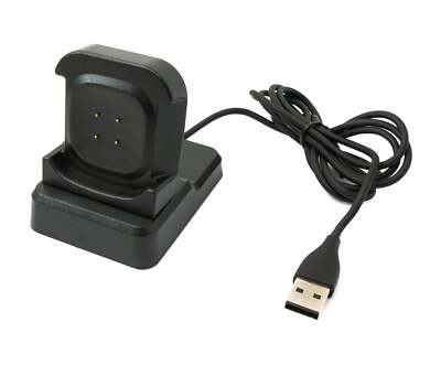 USB 2.0 Kabel 120 cm Ladestation für Fitbit Versa 4 3 Sense 2 1 Smartwatch