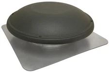 1500 CFM Shingle Match Weathered Wood Power Roof Mount Attic Fan with Thermostat