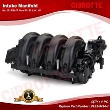 Intake Manifold w/ Gasket for 2015-2017 Ford F-150 5.0L Replace # FL3Z-9424-J🎃