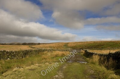 Foto 6x4 Windy Pike Lane Hanlith Der Punkt, an dem die Spur auftaucht o c2011
