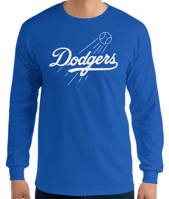 white dodgers shirt
