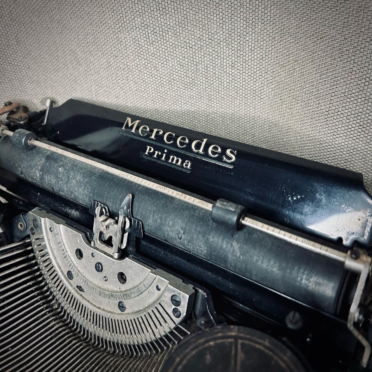 【値下げしました】Mercedes Prima アンティーク タイプライター Vintage Prima Typewriter from Mercedes for sale at Pamono