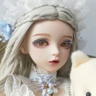 60cm Girl 1/3 BJD Doll Toys + Face Makeup + Changeable Eyes + Wigs + Clothes Set