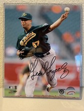 Gio Gonzalez Signed Oakland Athletics 8x10 Photo AMSM