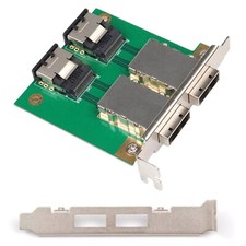 2-Port Internal SFF-8087 to External 8088 PCI Mini SAS Adapter SAS RAID 6Gb/s