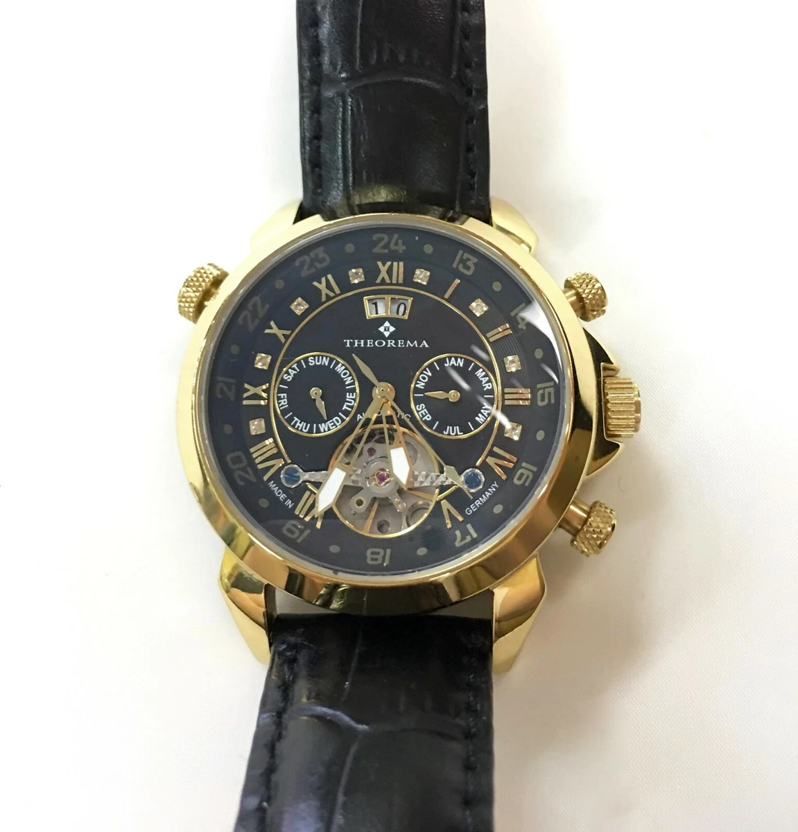 Theorema GM 3005 Automatic Men s Watch 35 Jewels with diamond dial