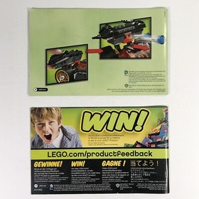 LEGO INSTRUCTIONS 76012 Batman The Riddler Chase DC Comics Manual Booklet Book 