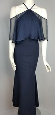 new ,stretched navy cocktail dress, size S