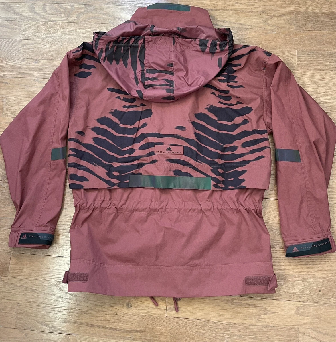 NEW Adidas Stella McCartney Run ULT Jacket Windbreaker Clay Red