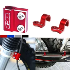 Front Rear Brake Line Hose Cable Guide Clamp For HONDA CR85R CR 80R 1998-2007