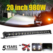 20 Inch Ultra-thin Led Light Bar Combo Beam Super Slim Atv Ip68 12v Waterproof