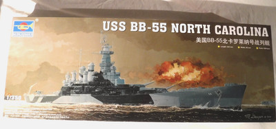 1/350 Trumpeter USS North Carolina Battleship BB 55 PTO # 05303