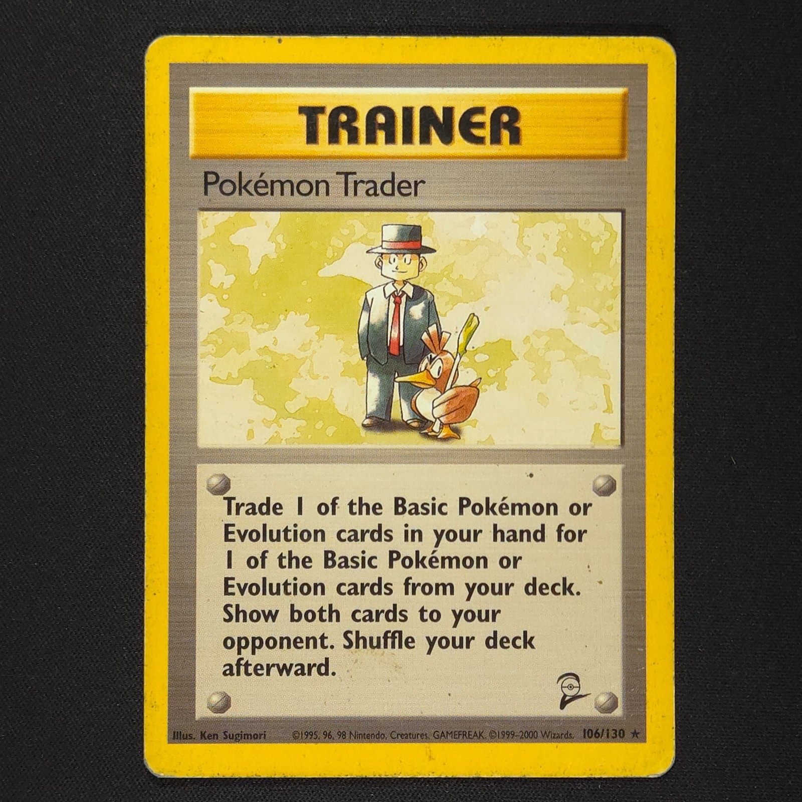 Pokemon Trader 106/130 - Base Set 2 - Pokemon Card