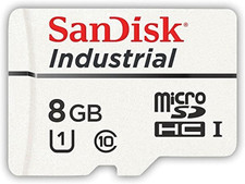 Industrial MLC Microsd SDHC UHS-I Class 10 SDSDQAF3-008G-I with Adapter 8GB 