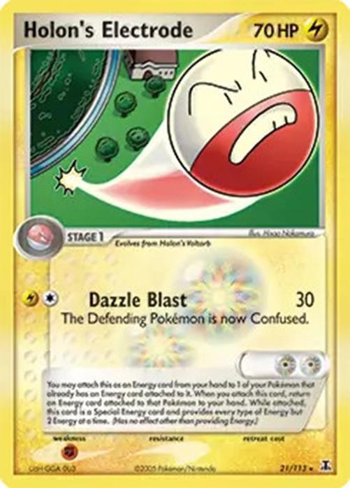 Holon's Electrode - 21/113 - Pokemon Delta Species Card NM