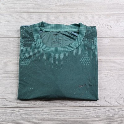 Nike Axis Performance System ADV Shirt Mens Large Green Dri-FIT APS