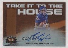 2018 Leaf Valiant Take it to the House Orange 25/35 Cedrick Wilson Jr Auto 1i9