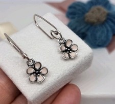 BOXED Genuine Pandora Cherry Blossom Dangle Earrings  💕 S925 ALE 