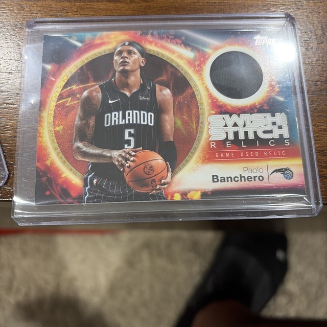 Topps 2025-26 Swish and Stitch Relics Paolo Banchero SST-PB Magic Mem