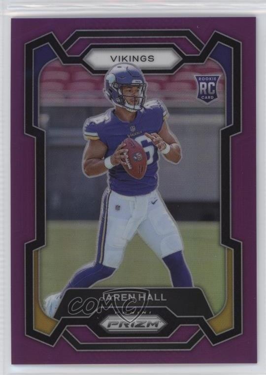 2023 Panini Prizm Rookies Purple Prizm 105/125 Jaren Hall #367 Rookie RC 1e0w
