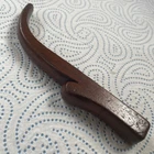 antique fruitwood knitting sheath