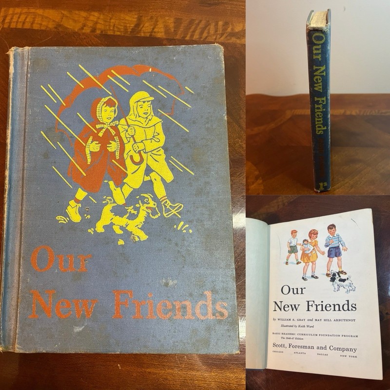 Vintage Our New Friends 1946-47 Edition Hardcover Book