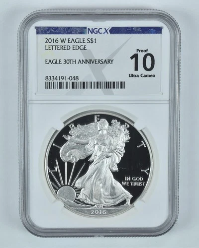 2016-W American Silver Eagle Proof 10 UCAM NGC X NGCX *7620