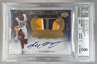Kobe Bryant 2007 Upper Deck Chronology Stitches in Time Patch Auto 15/15 BGS 8